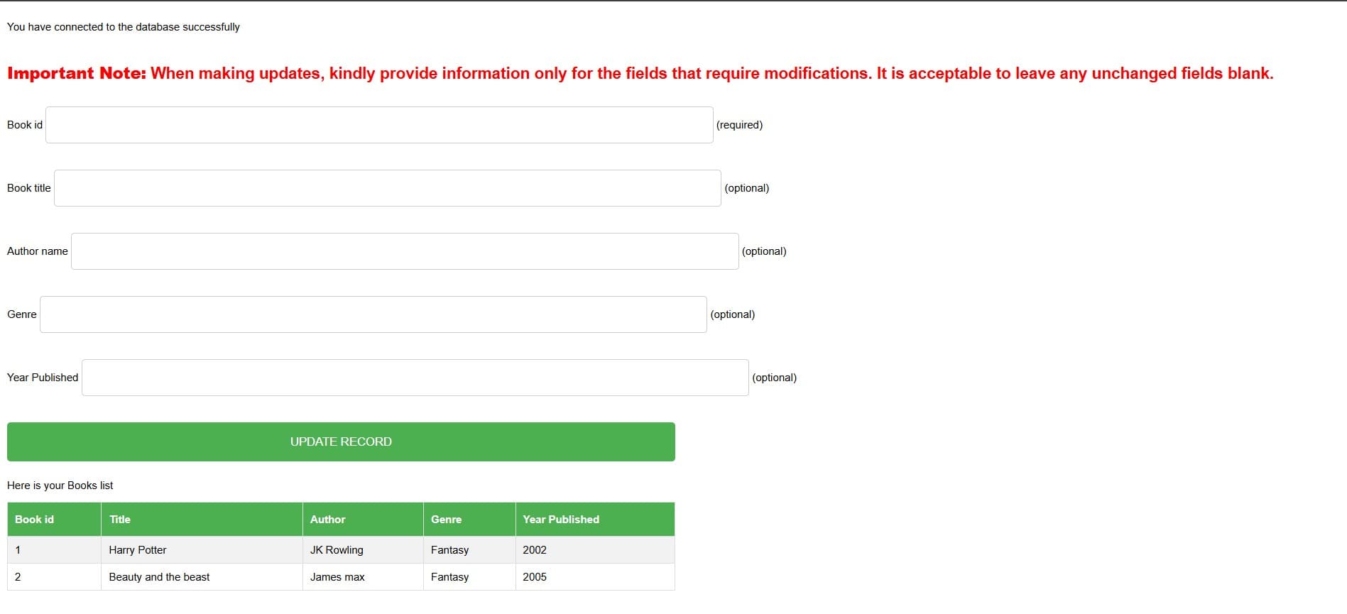 Book Library Management System